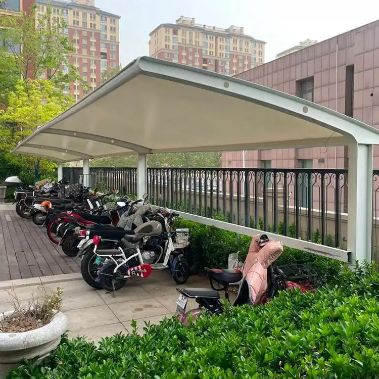 厦门膜结构电动车棚